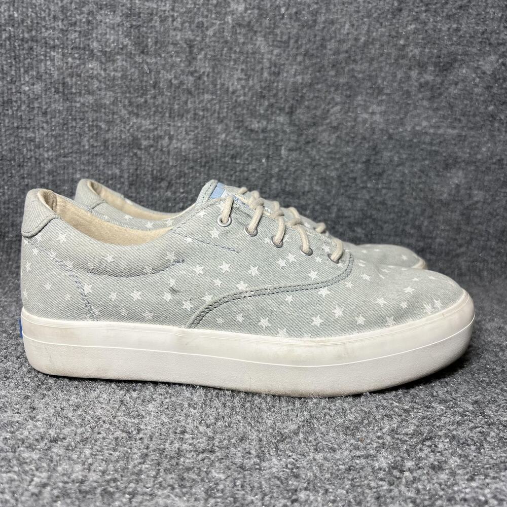 Keds Shoes Womens Size 7.5 Star Print Canvas Dream Foam Lace Up WF59993